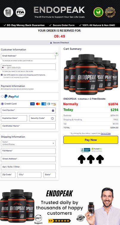 EndoPeak  - Secure checkout